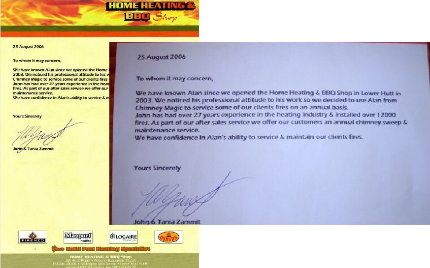 Home Heating and BBQ Shop testimonial